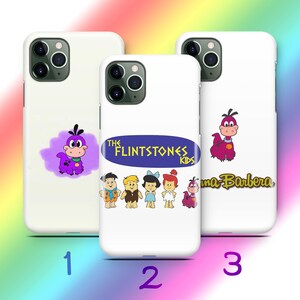 Custodia per telefono Flintstones A8 per Apple iPhone 11 12 13 14 15 16 PRO PLuS MiNI MAX Modelli Cartone animato americano Sitcom animata Dinosauri Dino