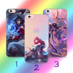League Of Legends A4 Telefoon Case Cover Voor Apple iPhone 5 SE 2020 2022 6 7 8 X Xs XR MaX Plus Modellen Videogame Arcane-serie Karakters Jinx