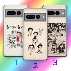 Custodia per telefono Betty Boop A1 per Google Pixel 6 6A 7 7A 8 8A 9 9A Pro XL Modelli Personaggio dei cartoni animati americani Donna Bella Donna