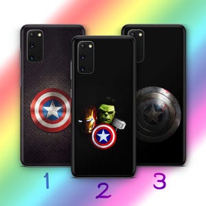 Avengers A5 Phone Case Cover For Samsung Galaxy S20 S21 S22 S23 S24 FE S25 Plus Ultra Edge Cartoon Movie Super Heroes Superheroes Iron Man