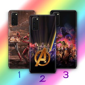Avengers A6 Phone Case Cover For Samsung Galaxy S20 S21 S22 S23 S24 FE S25 Plus Ultra Edge Cartoon Movie Super Heroes Superheroes Iron Man
