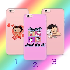 Custodia per telefono Betty Boop A5 per Apple iPhone 5 SE 2020 2022 6 7 8 X Xs XR MaX PLuS Models Personaggio dei cartoni animati americano Donna Bella donna
