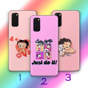 Betty Boop A5 Phone Case Cover For MANY VARIOUS Samsung Galaxy Models American Cartoon Character Lady Beautiful Woman