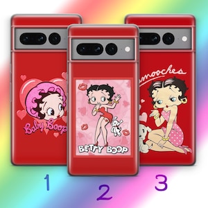 Custodia per telefono Betty Boop A8 per Google Pixel 6 6A 7 7A 8 8A 9 9A Pro XL Modelli Personaggio dei cartoni animati americani Donna Bella Donna