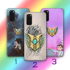 League Of Legends A2 Phone Case Cover For MANY VARIOUS Samsung Galaxy Models Video Game Arcane Series Characters Jinx