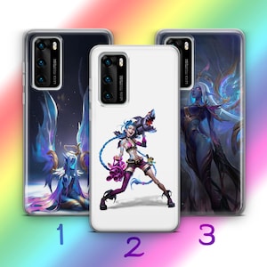 League Of Legends A3 Telefoon Case Cover Voor Huawei P9 P10 P20 P30 P40 Lite PRO Plus LG G5 G6 Modellen Video game Arcane Serie Tekens Jinx