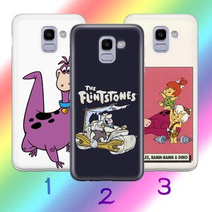 Custodia per telefono Flintstones A1 per Samsung Galaxy A3 A5 A6 A7 A8 J3 J5 J6 J7 2016 - 2018 Modelli Cartone animato americano Sitcom animata Dinosauri