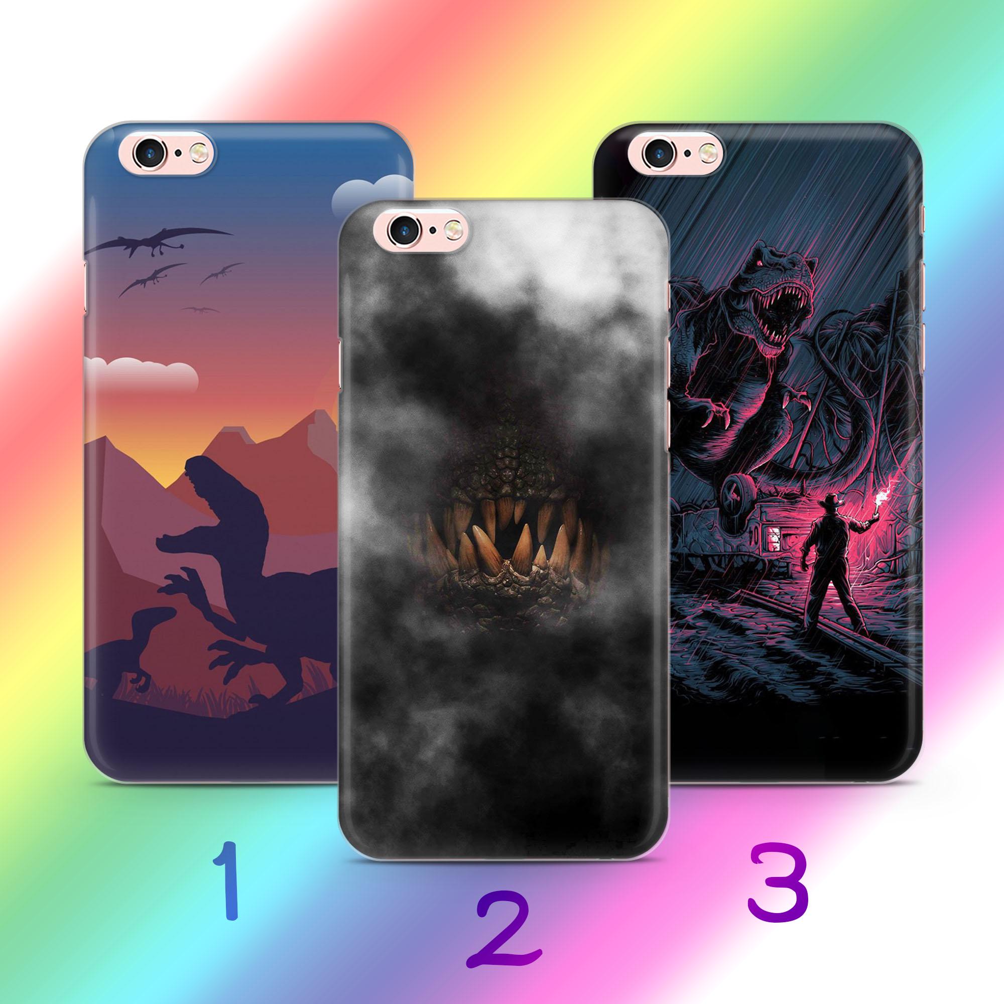 Jurassic Park A3 Phone Case Cover For Apple iPhone 5 SE 2020 2022 6 7 8 X Xs XR MaX PLuS Models Jurassic World Dinosaurs T-Rex Dino Movie