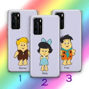 Custodia per telefono Flintstones A6 per Huawei P9 P10 P20 P30 P40 Lite PRO Plus LG G5 G6 modelli cartone animato americano sitcom animata dinosauri Dino