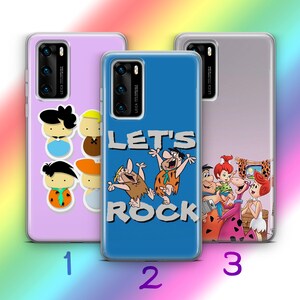 Custodia per telefono Flintstones A9 per Huawei P9 P10 P20 P30 P40 Lite PRO Plus LG G5 G6 modelli cartone animato americano sitcom animata dinosauri Dino