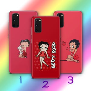 Betty Boop A6 Phone Case Cover For MANY VARIOUS Samsung Galaxy Models American Cartoon Character Lady Beautiful Woman