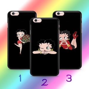 Custodia per telefono Betty Boop A2 per Apple iPhone 5 SE 2020 2022 6 7 8 X Xs XR MaX PLuS Models Personaggio dei cartoni animati americano Donna Bella donna