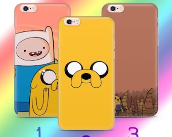 Adventure Time A6 Phone Case Cover For Apple iPhone 5 SE 2020 2022 6 7 8 X Xs XR MaX PLuS Models Cartoon Fantasy Finn Jake Dog BMO Tv Series