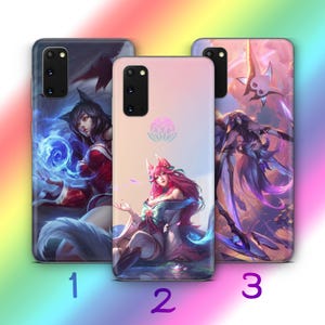 League Of Legends A4 Phone Case Cover For MANY VARIOUS Samsung Galaxy Models Video Game Arcane Series Characters Jinx