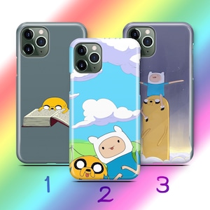 Adventure Time A4 Phone Case Cover For Apple iPhone 11 12 13 14 15 16 PRO PLuS MiNI MAX Models Cartoon Fantasy Finn Jake Dog BMO Tv Series