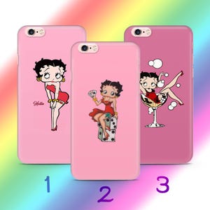 Custodia per telefono Betty Boop A7 per Apple iPhone 5 SE 2020 2022 6 7 8 X Xs XR MaX PLuS Models Personaggio dei cartoni animati americano Donna Bella donna