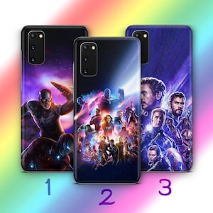 Avengers A9 Phone Case Cover For Samsung Galaxy S20 S21 S22 S23 S24 FE S25 Plus Ultra Edge Cartoon Movie Super Heroes Superheroes Iron Man