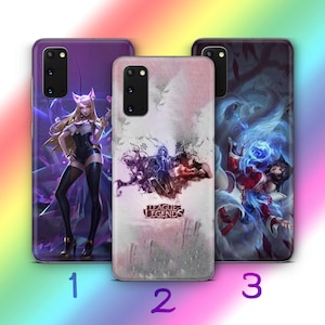 League Of Legends A8 Phone Case Cover For MANY VARIOUS Samsung Galaxy Models Video Game Arcane Series Characters Jinx