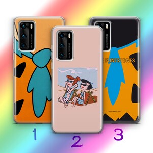 Custodia per telefono Flintstones A2 per Huawei P9 P10 P20 P30 P40 Lite PRO Plus LG G5 G6 modelli cartone animato americano sitcom animata dinosauri Dino