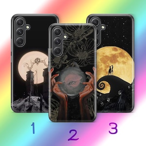 Halloween A4 Phone Case Cover For Samsung A13 A14 A15 A16 A25 A26 A33 A34 A35 A36 A53 A54 A55 A56 A72 A73 + More Models Scary Spooky Night