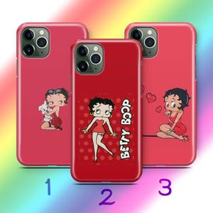 Custodia per telefono Betty Boop A6 per Apple iPhone 11 12 13 14 15 16 PRO PLuS MiNI MAX Modelli Personaggio dei cartoni animati americani Donna Bella Donna