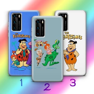 Custodia per telefono Flintstones A4 per Huawei P9 P10 P20 P30 P40 Lite PRO Plus LG G5 G6 modelli cartone animato americano sitcom animata dinosauri Dino