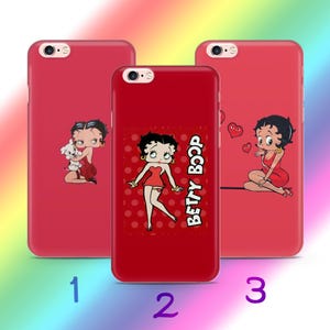 Custodia per telefono Betty Boop A6 per Apple iPhone 5 SE 2020 2022 6 7 8 X Xs XR MaX PLuS Models Personaggio dei cartoni animati americano Donna Bella donna