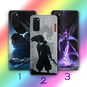 League Of Legends A9 Phone Case Cover For MANY VARIOUS Samsung Galaxy Models Video Game Arcane Series Characters Jinx