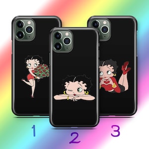 Custodia per telefono Betty Boop A2 per Apple iPhone 11 12 13 14 15 16 PRO PLuS MiNI MAX Modelli Personaggio dei cartoni animati americani Donna Bella Donna