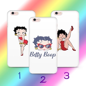 Betty Boop A3 Telefoon Case Cover Voor Apple iPhone 5 SE 2020 2022 6 7 8 X Xs XR MaX Plus Modellen Amerikaanse stripfiguur Dame Mooie Vrouw