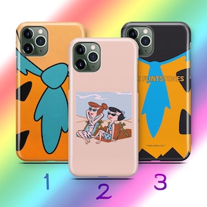 Custodia per telefono Flintstones A2 per Apple iPhone 11 12 13 14 15 16 PRO PLuS MiNI MAX Modelli Cartone animato americano Sitcom animata Dinosauri Dino