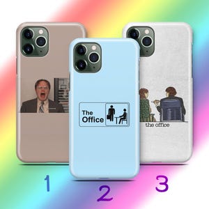 The Office A5 Phone Case Cover For Apple iPhone 11 12 13 14 15 16 PRO PLuS MiNI MAX Models American TV Show Sitcom Jim Dwight Schrute Comedy