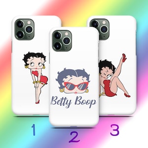 Custodia per telefono Betty Boop A3 per Apple iPhone 11 12 13 14 15 16 PRO PLuS MiNI MAX Modelli Personaggio dei cartoni animati americani Donna Bella Donna