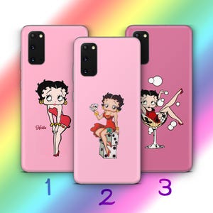 Custodia per telefono Betty Boop A7 per Samsung Galaxy S20 S21 S22 S23 S24 FE S25 Plus Ultra Modelli Personaggio dei cartoni animati americani Donna Bellezza