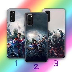 Avengers A8 Phone Case Cover For Samsung Galaxy S20 S21 S22 S23 S24 FE S25 Plus Ultra Edge Cartoon Movie Super Heroes Superheroes Iron Man