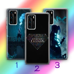 League Of Legends A5 Telefoon Case Cover Voor Huawei P9 P10 P20 P30 P40 Lite PRO Plus LG G5 G6 Modellen Video game Arcane Serie Tekens Jinx