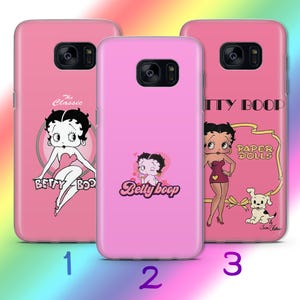 Custodia per telefono Betty Boop A9 per Samsung Galaxy S5 S6 S7 S8 S9 Edge Plus LTE NEO Models Personaggio dei cartoni animati americano Donna Bella donna