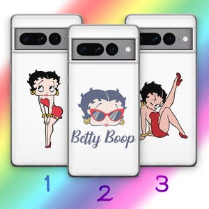 Custodia per telefono Betty Boop A3 per Google Pixel 6 6A 7 7A 8 8A 9 9A Pro XL Modelli Personaggio dei cartoni animati americani Donna Bella Donna