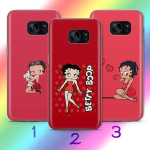 Custodia per telefono Betty Boop A6 per Samsung Galaxy S5 S6 S7 S8 S9 Edge Plus LTE NEO Models Personaggio dei cartoni animati americano Donna Bella donna
