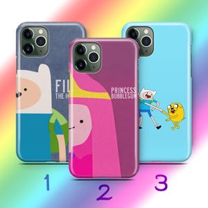Adventure Time A3 Phone Case Cover For Apple iPhone 11 12 13 14 15 16 PRO PLuS MiNI MAX Models Cartoon Fantasy Finn Jake Dog BMO Tv Series