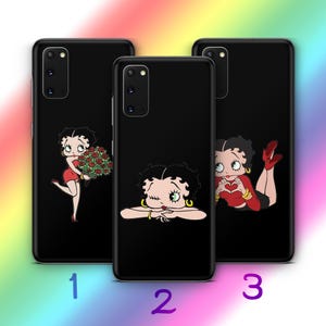Betty Boop A2 Phone Case Cover For MANY VARIOUS Samsung Galaxy Models American Cartoon Character Lady Beautiful Woman