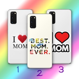 No1 Mom A3 Phone Case Cover For Samsung Galaxy S20 S21 S22 S23 S24 FE S25 Plus Ultra Models Mother Mothers Day Mum Best Mom Ever Mommy Gift