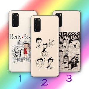 Betty Boop A1 Phone Case Cover For MANY VARIOUS Samsung Galaxy Models American Cartoon Character Lady Beautiful Woman