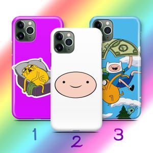 Adventure Time A1 Phone Case Cover For Apple iPhone 11 12 13 14 15 16 PRO PLuS MiNI MAX Models Cartoon Fantasy Finn Jake Dog BMO Tv Series
