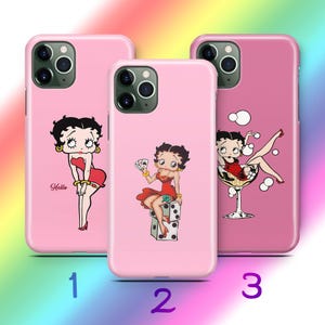 Custodia per telefono Betty Boop A7 per Apple iPhone 11 12 13 14 15 16 PRO PLuS MiNI MAX Modelli Personaggio dei cartoni animati americani Donna Bella Donna