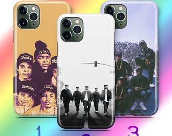 Etui na telefon N.W.A. A3 do Apple iPhone 11 12 13 14 15 16 17 e Air PRO Plus Mini Max Modele American Rap Hip Hop Music Group Compton Rappers