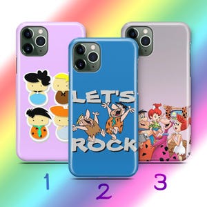 Custodia per telefono Flintstones A9 per Apple iPhone 11 12 13 14 15 16 PRO PLuS MiNI MAX Modelli Cartone animato americano Sitcom animata Dinosauri Dino