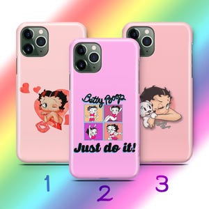 Custodia per telefono Betty Boop A5 per Apple iPhone 11 12 13 14 15 16 PRO PLuS MiNI MAX Modelli Personaggio dei cartoni animati americani Donna Bella Donna