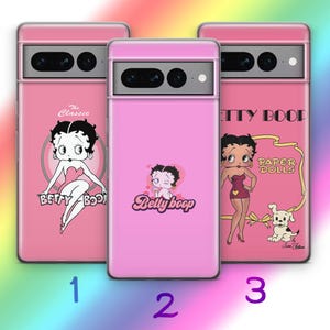 Custodia per telefono Betty Boop A9 per Google Pixel 6 6A 7 7A 8 8A 9 9A Pro XL Modelli Personaggio dei cartoni animati americani Donna Bella Donna