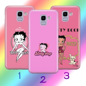 Custodia per telefono Betty Boop A9 per Samsung Galaxy A3 A5 A6 A7 A8 J3 J5 J6 J7 2016 - 2018 Modelli Personaggio dei cartoni animati americani Donna Bellezza